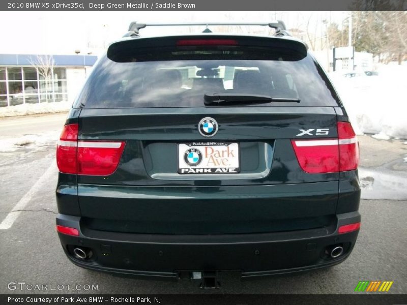 Deep Green Metallic / Saddle Brown 2010 BMW X5 xDrive35d
