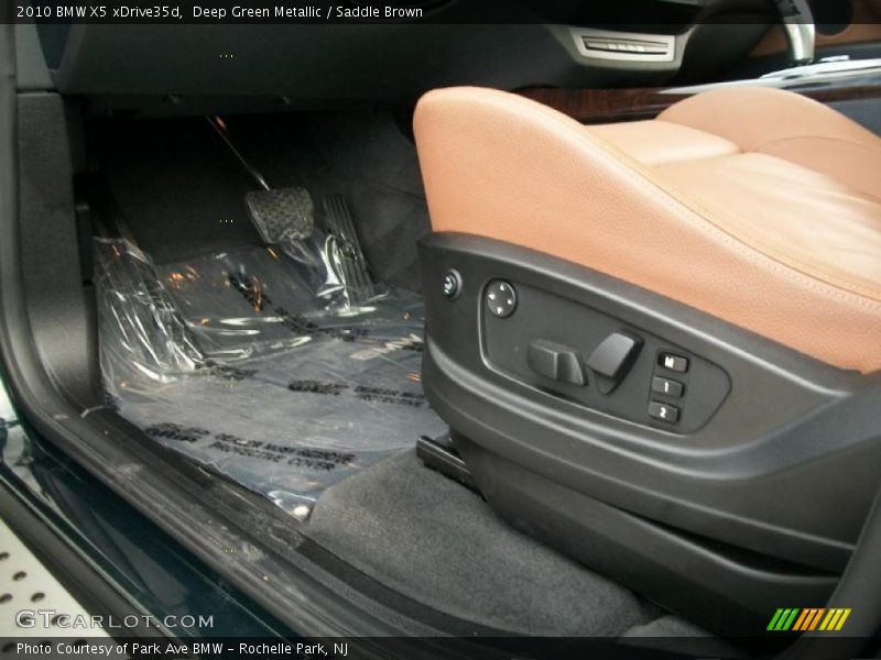 Deep Green Metallic / Saddle Brown 2010 BMW X5 xDrive35d