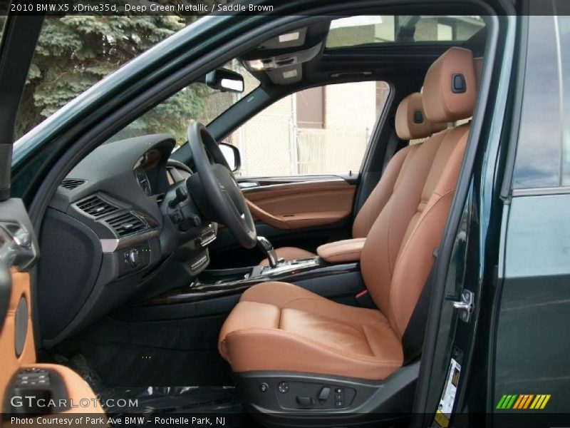  2010 X5 xDrive35d Saddle Brown Interior