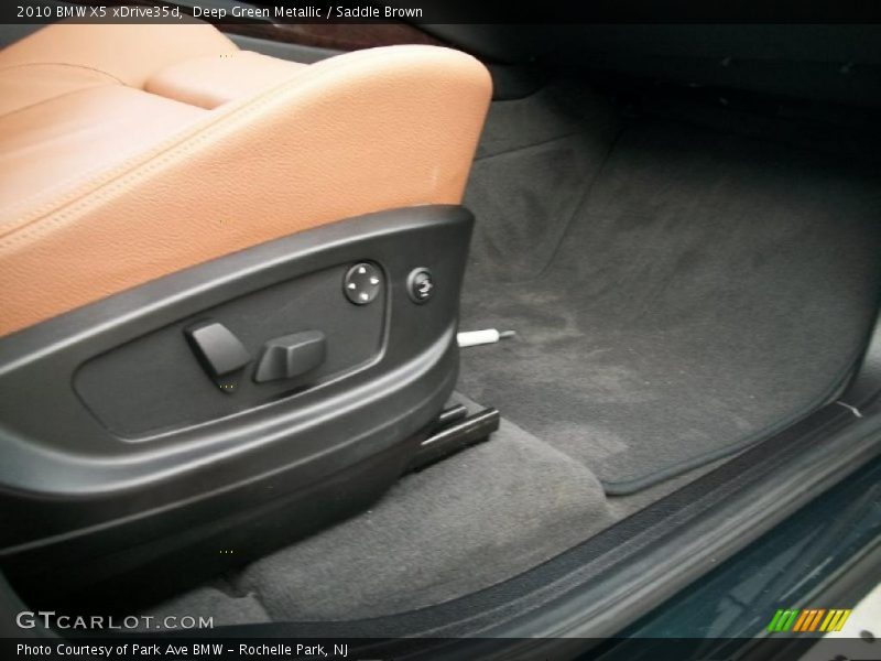 Deep Green Metallic / Saddle Brown 2010 BMW X5 xDrive35d