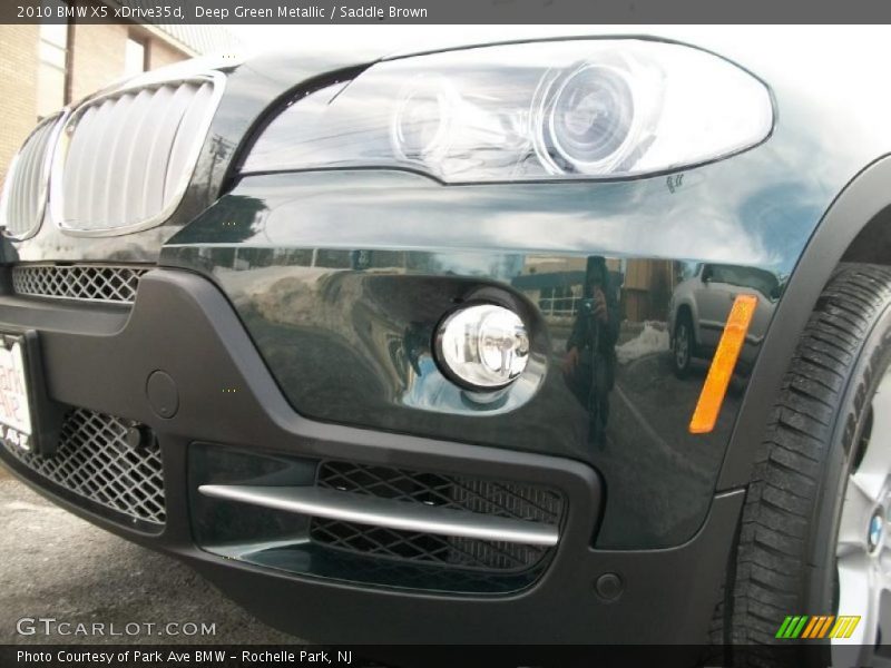 Deep Green Metallic / Saddle Brown 2010 BMW X5 xDrive35d