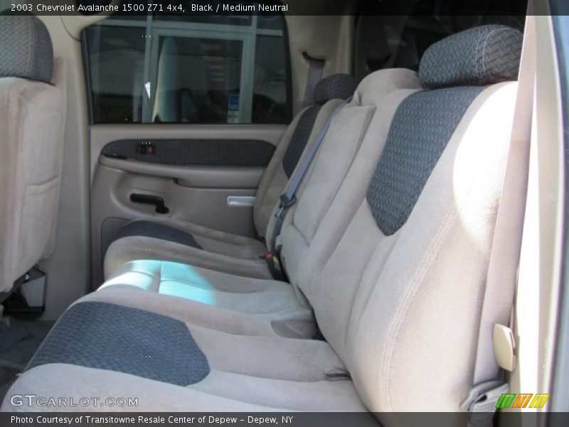 Black / Medium Neutral 2003 Chevrolet Avalanche 1500 Z71 4x4