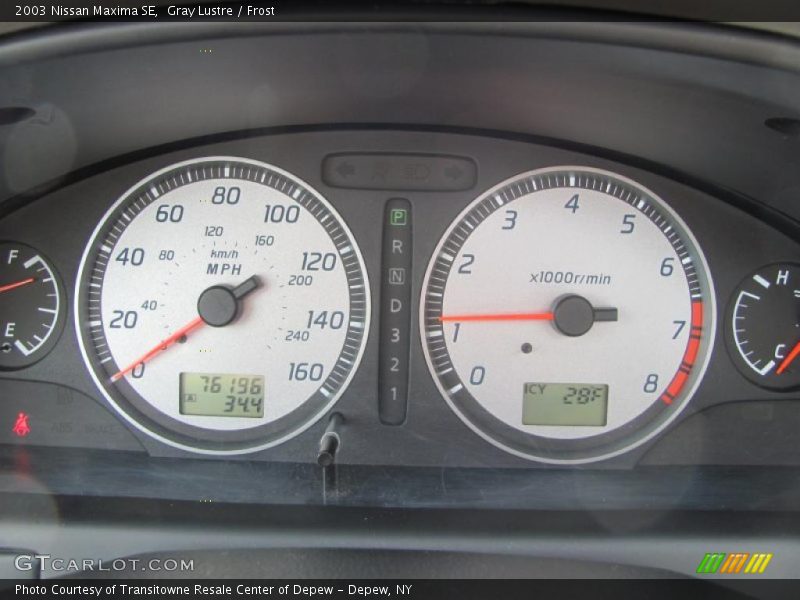 Gray Lustre / Frost 2003 Nissan Maxima SE