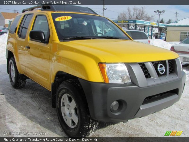 Solar Yellow / Steel/Graphite 2007 Nissan Xterra X 4x4