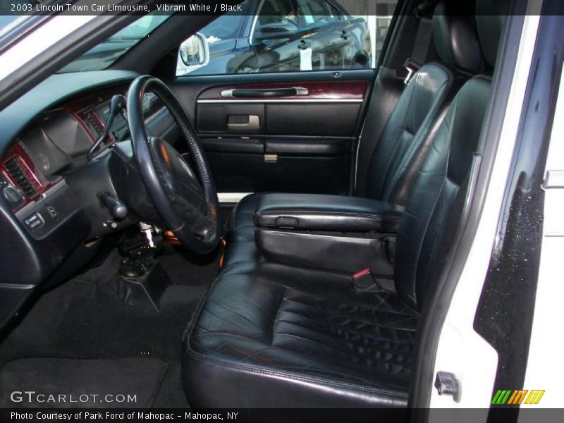  2003 Town Car Limousine Black Interior