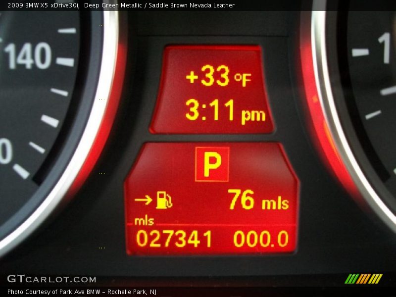 Deep Green Metallic / Saddle Brown Nevada Leather 2009 BMW X5 xDrive30i