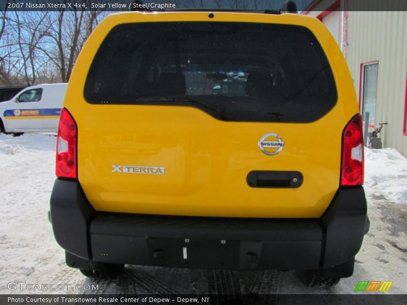 Solar Yellow / Steel/Graphite 2007 Nissan Xterra X 4x4