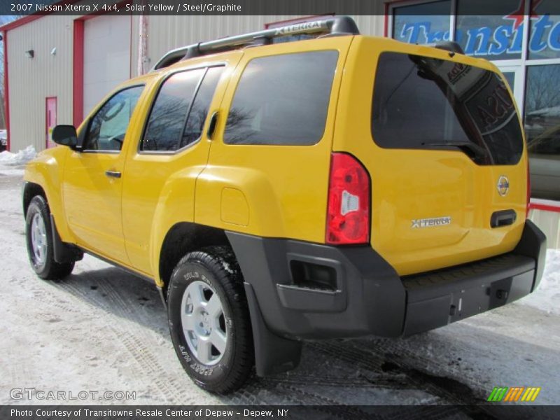 Solar Yellow / Steel/Graphite 2007 Nissan Xterra X 4x4