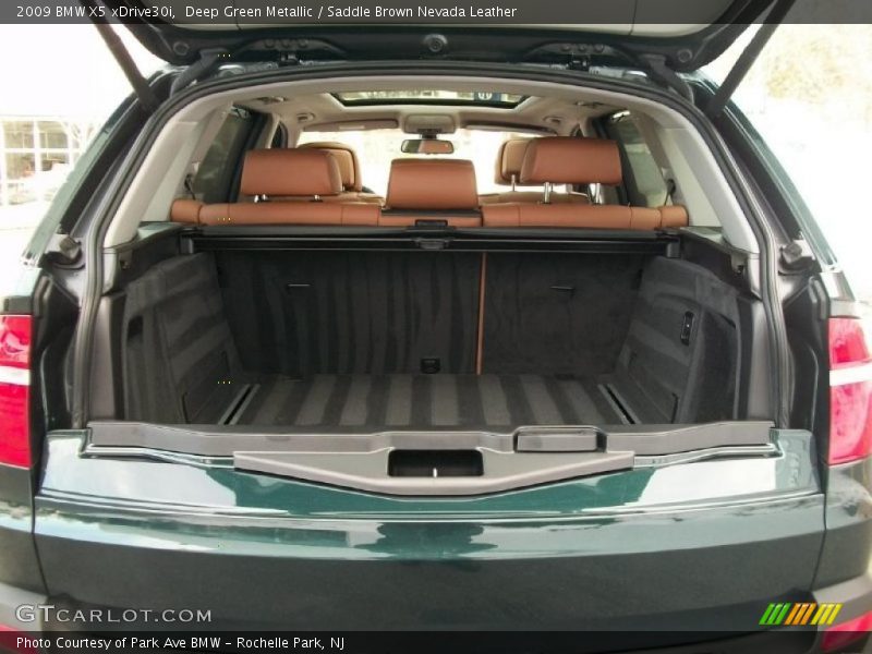 Deep Green Metallic / Saddle Brown Nevada Leather 2009 BMW X5 xDrive30i