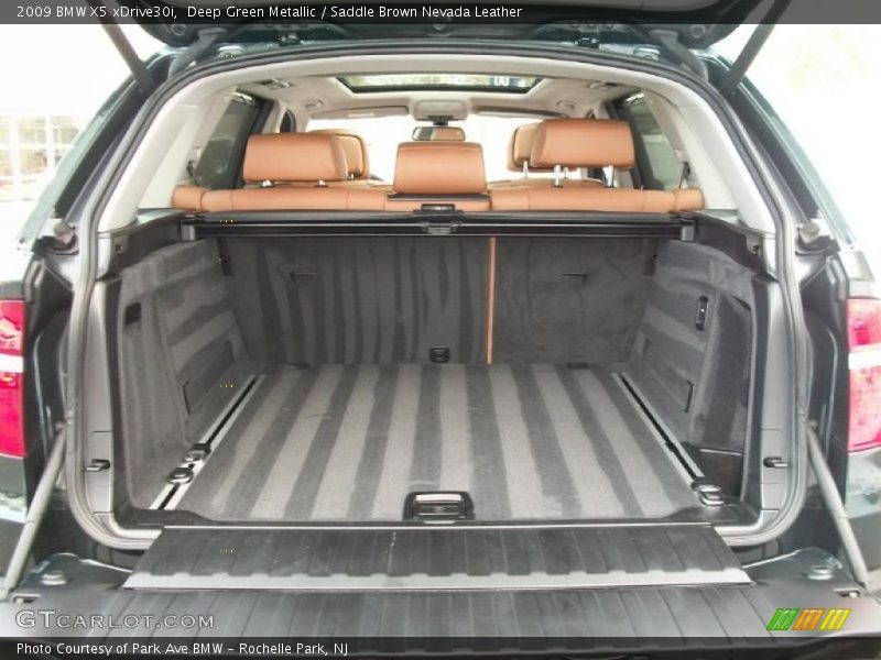 Deep Green Metallic / Saddle Brown Nevada Leather 2009 BMW X5 xDrive30i