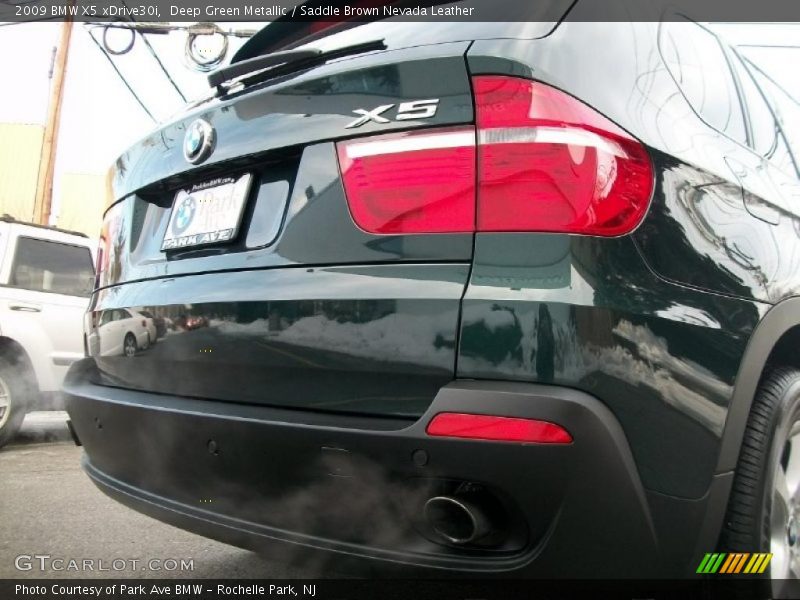 Deep Green Metallic / Saddle Brown Nevada Leather 2009 BMW X5 xDrive30i