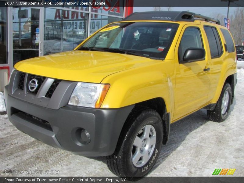 Solar Yellow / Steel/Graphite 2007 Nissan Xterra X 4x4