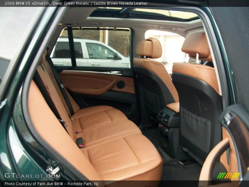 Deep Green Metallic / Saddle Brown Nevada Leather 2009 BMW X5 xDrive30i