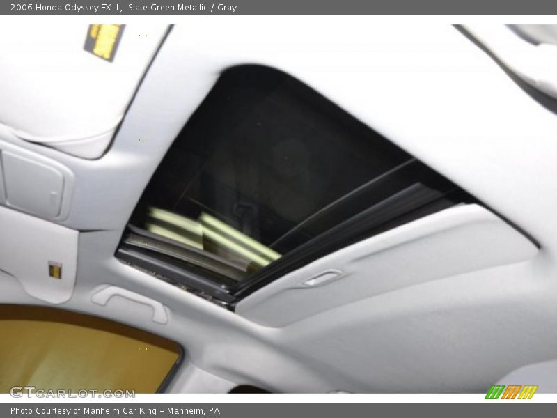 Slate Green Metallic / Gray 2006 Honda Odyssey EX-L
