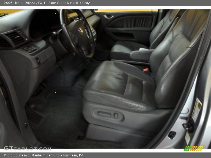Slate Green Metallic / Gray 2006 Honda Odyssey EX-L