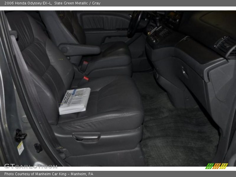 Slate Green Metallic / Gray 2006 Honda Odyssey EX-L