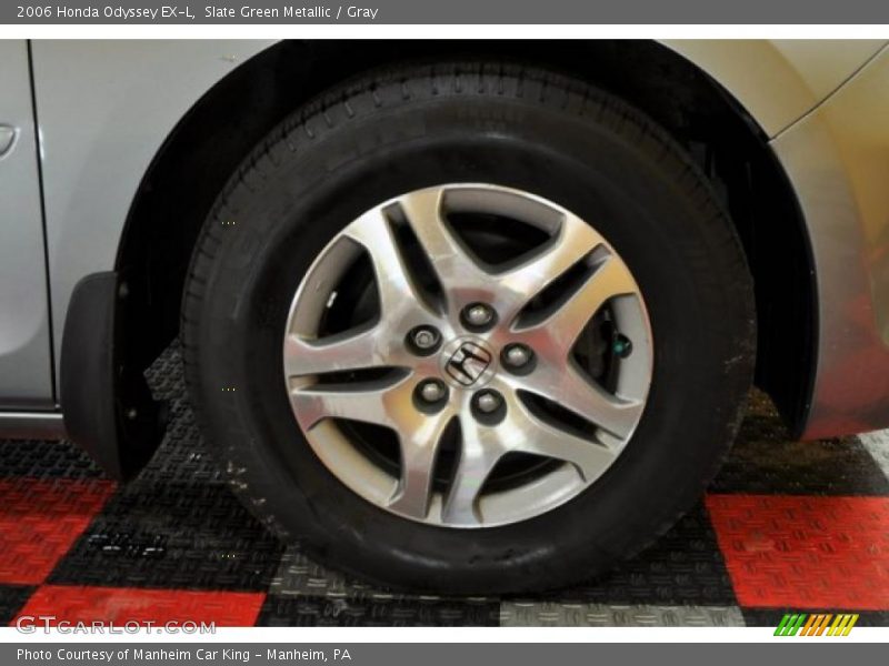Slate Green Metallic / Gray 2006 Honda Odyssey EX-L