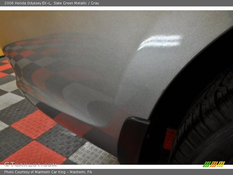 Slate Green Metallic / Gray 2006 Honda Odyssey EX-L