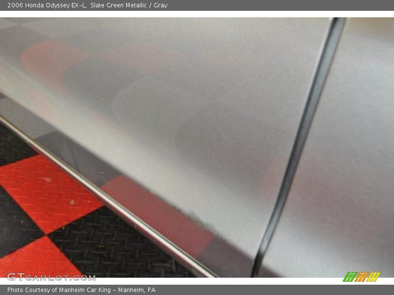 Slate Green Metallic / Gray 2006 Honda Odyssey EX-L