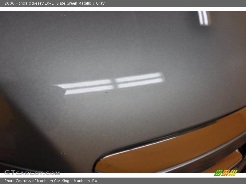 Slate Green Metallic / Gray 2006 Honda Odyssey EX-L
