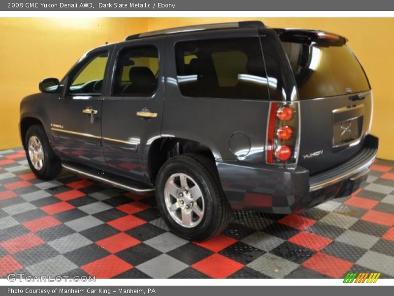 Dark Slate Metallic / Ebony 2008 GMC Yukon Denali AWD