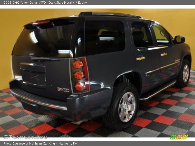 Dark Slate Metallic / Ebony 2008 GMC Yukon Denali AWD