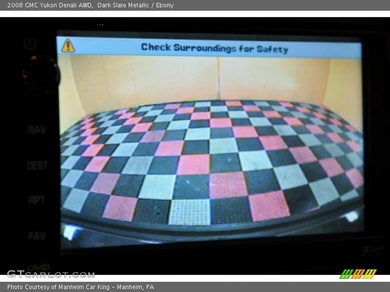 Dark Slate Metallic / Ebony 2008 GMC Yukon Denali AWD