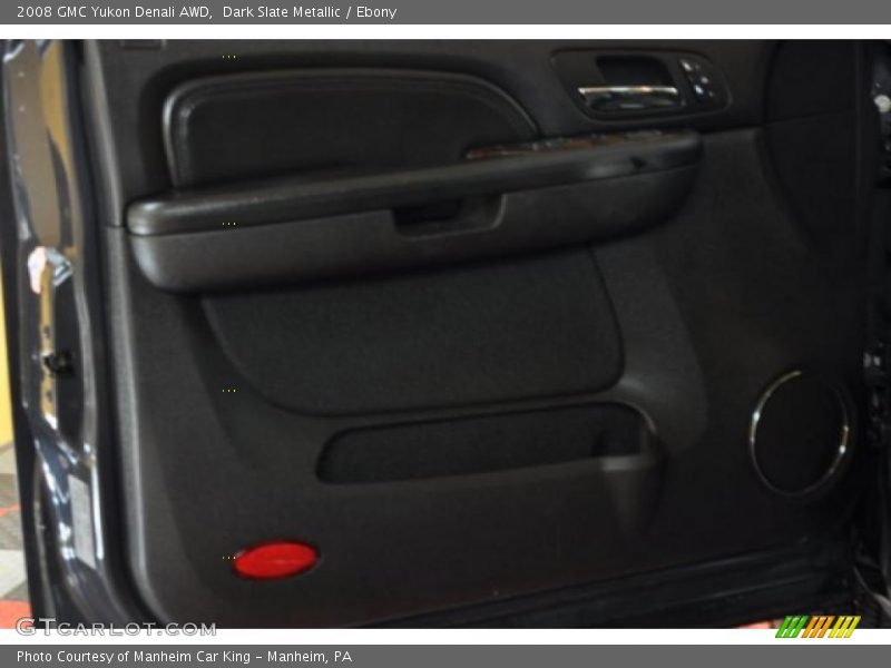 Dark Slate Metallic / Ebony 2008 GMC Yukon Denali AWD