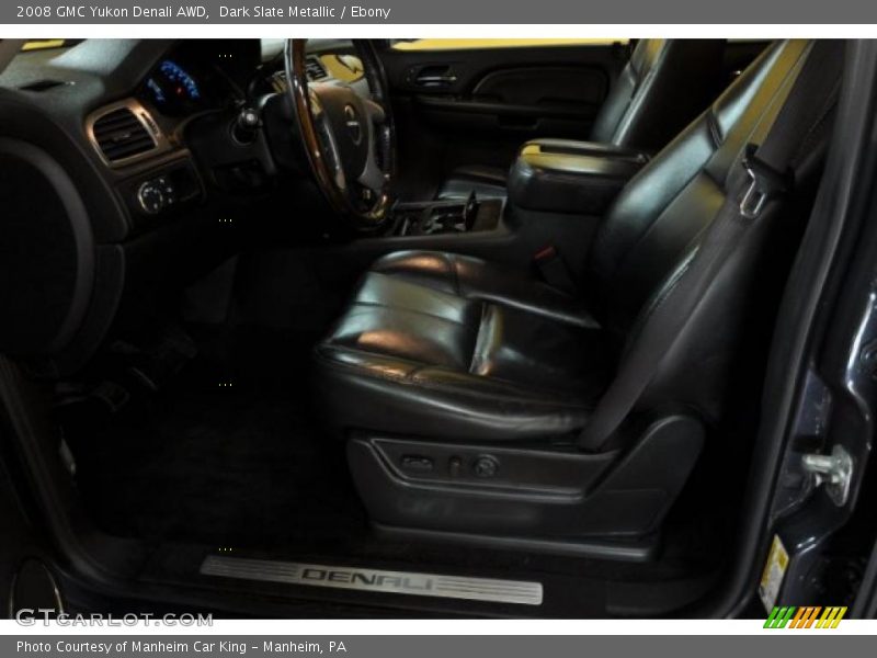 Dark Slate Metallic / Ebony 2008 GMC Yukon Denali AWD