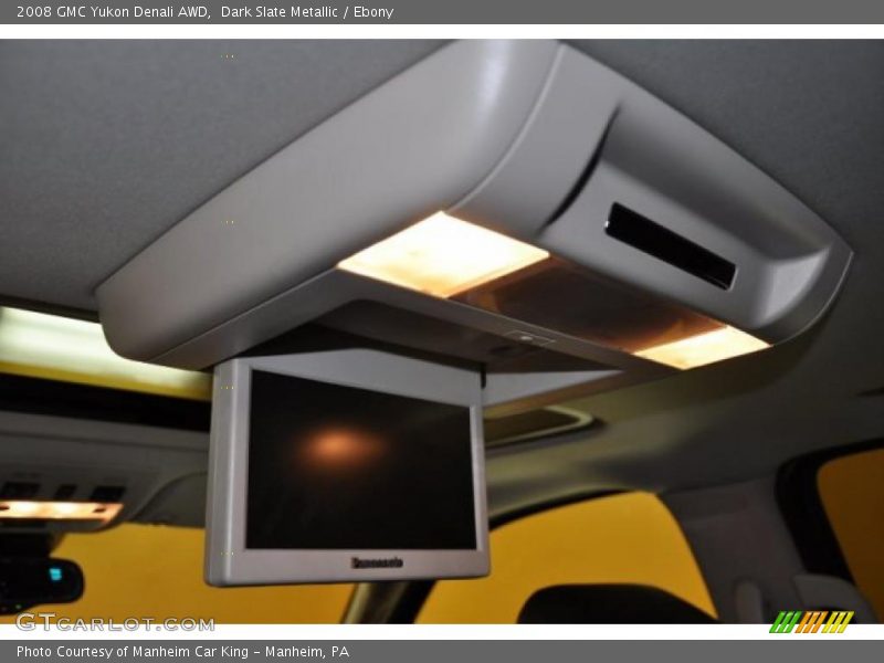 Dark Slate Metallic / Ebony 2008 GMC Yukon Denali AWD