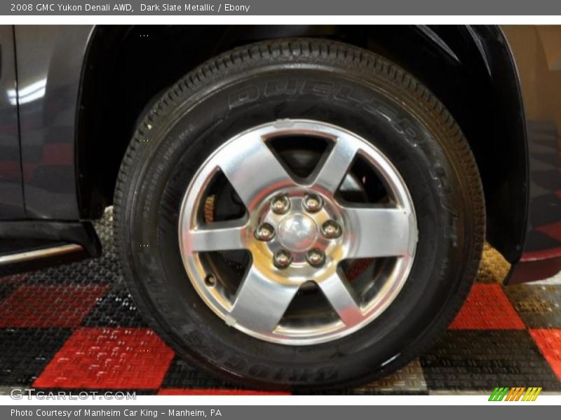 Dark Slate Metallic / Ebony 2008 GMC Yukon Denali AWD