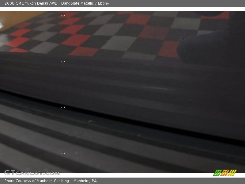 Dark Slate Metallic / Ebony 2008 GMC Yukon Denali AWD