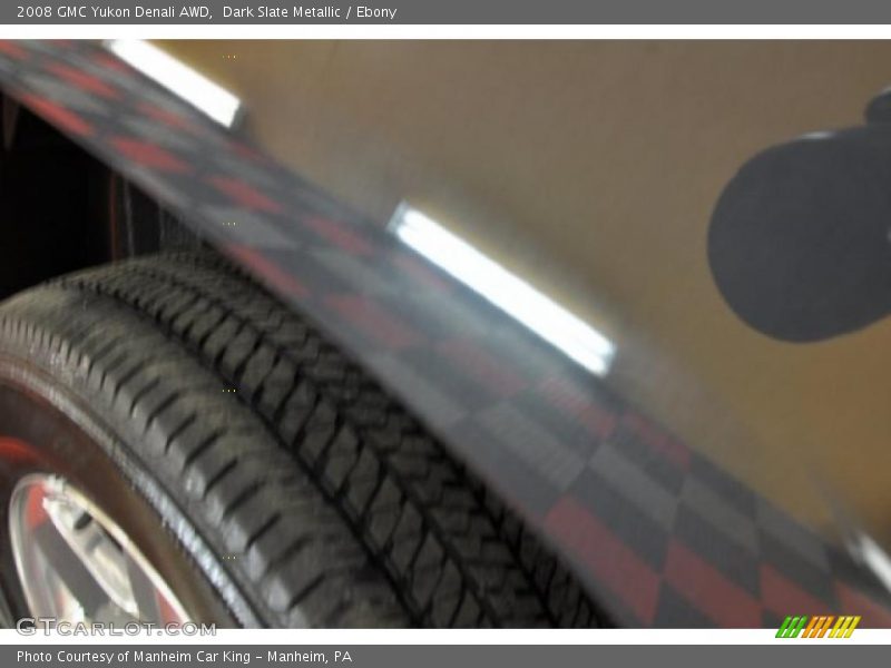 Dark Slate Metallic / Ebony 2008 GMC Yukon Denali AWD