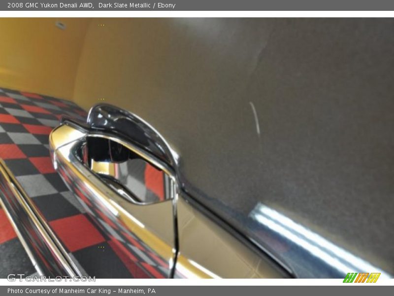 Dark Slate Metallic / Ebony 2008 GMC Yukon Denali AWD