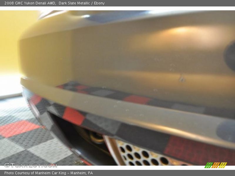 Dark Slate Metallic / Ebony 2008 GMC Yukon Denali AWD