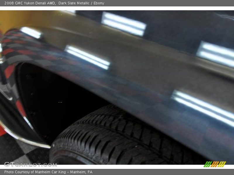 Dark Slate Metallic / Ebony 2008 GMC Yukon Denali AWD
