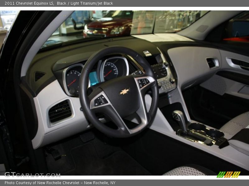 Black / Light Titanium/Jet Black 2011 Chevrolet Equinox LS