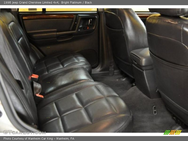 Bright Platinum / Black 1998 Jeep Grand Cherokee Limited 4x4