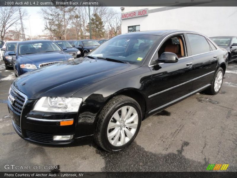Front 3/4 View of 2008 A8 L 4.2 quattro