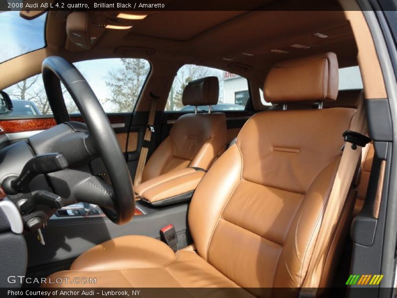  2008 A8 L 4.2 quattro Amaretto Interior