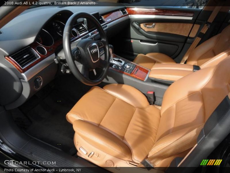  2008 A8 L 4.2 quattro Amaretto Interior