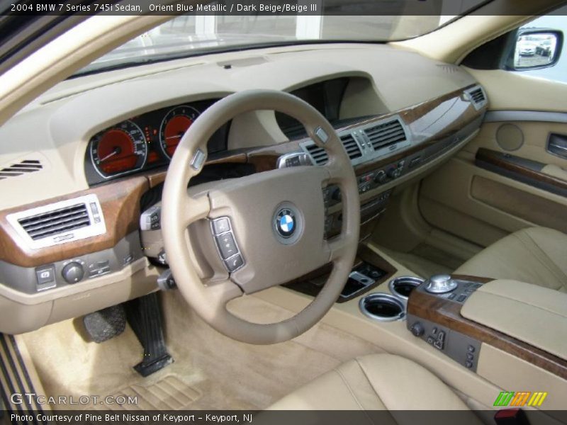 Dark Beige/Beige III Interior - 2004 7 Series 745i Sedan 
