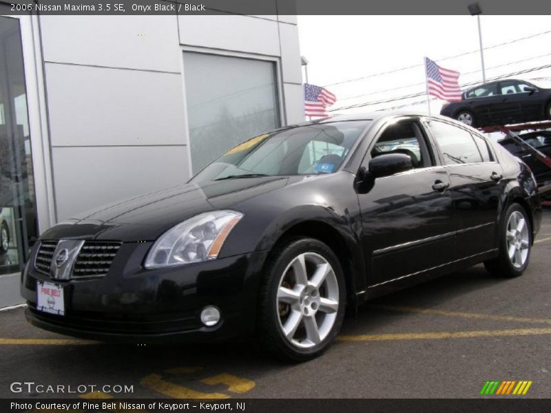 Onyx Black / Black 2006 Nissan Maxima 3.5 SE