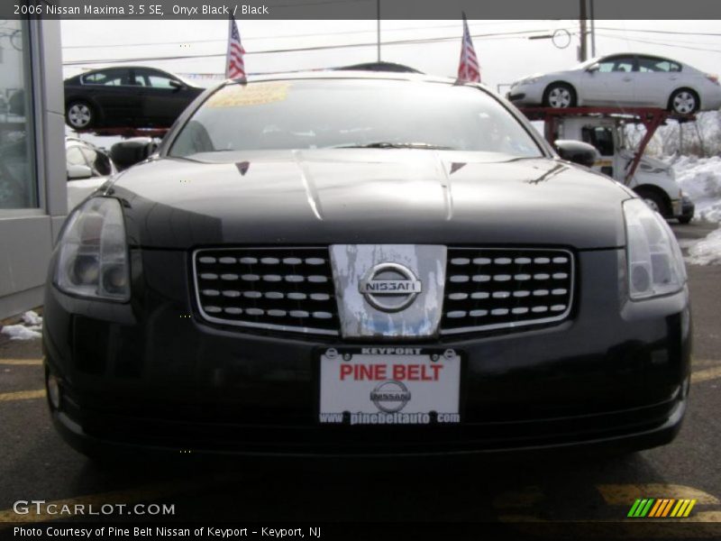 Onyx Black / Black 2006 Nissan Maxima 3.5 SE