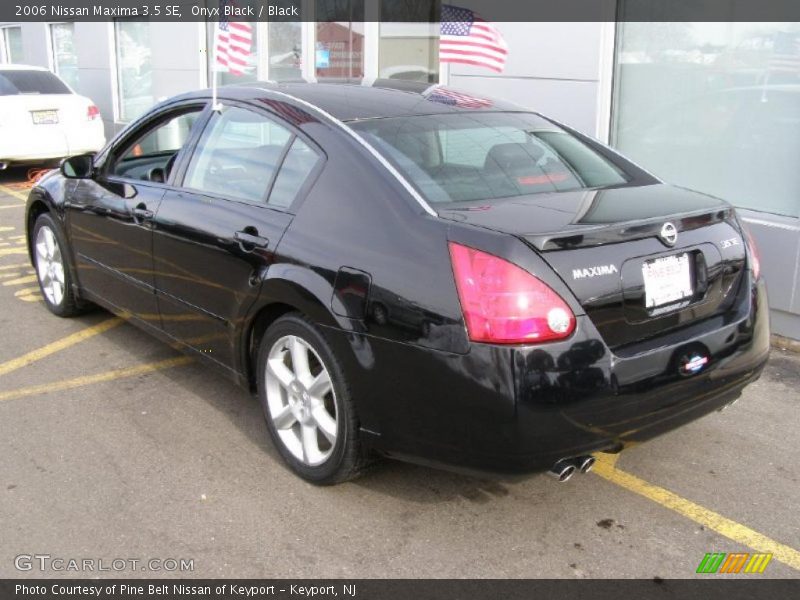 Onyx Black / Black 2006 Nissan Maxima 3.5 SE