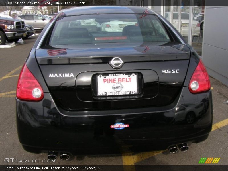 Onyx Black / Black 2006 Nissan Maxima 3.5 SE