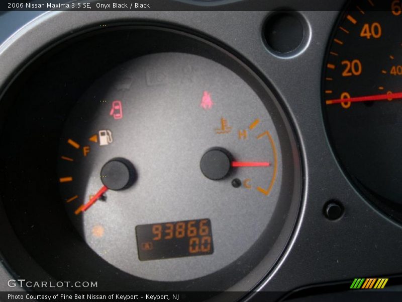Onyx Black / Black 2006 Nissan Maxima 3.5 SE