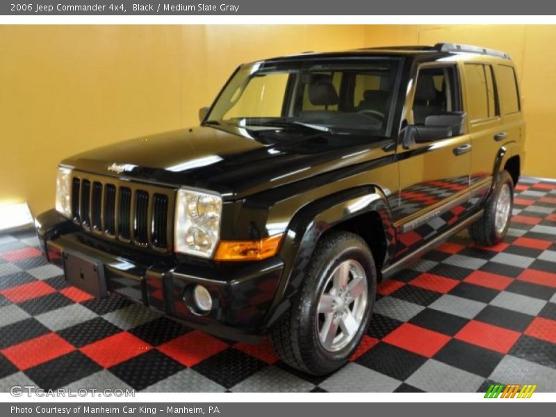 Black / Medium Slate Gray 2006 Jeep Commander 4x4