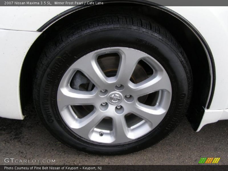 Winter Frost Pearl / Cafe Latte 2007 Nissan Maxima 3.5 SL