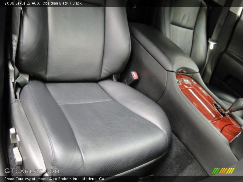 Obsidian Black / Black 2008 Lexus LS 460